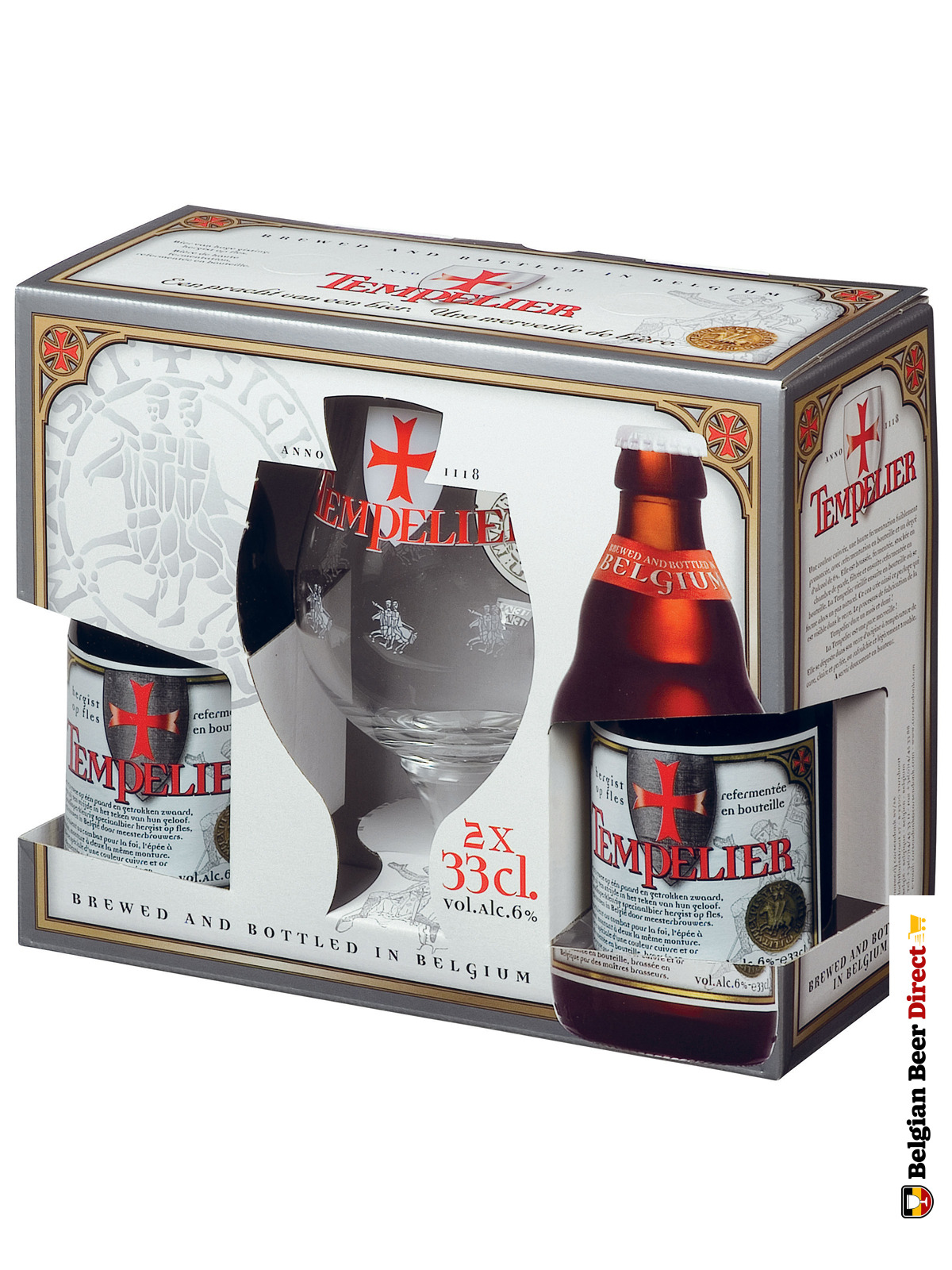 TEMPELIER 2X33CL + VERRE – Case of 6 Bottles