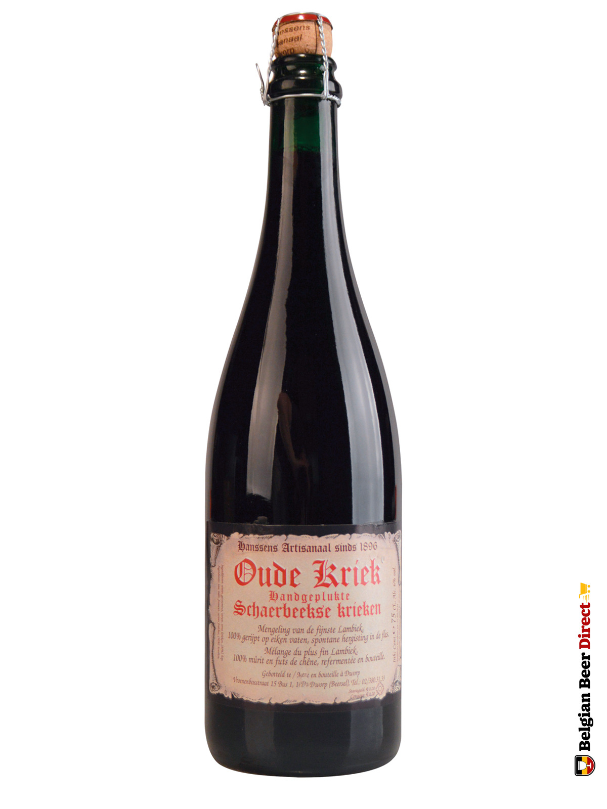 HANSSENS SCHAARBEEKSE KRIEK 75 CL – Case of 6 Bottles